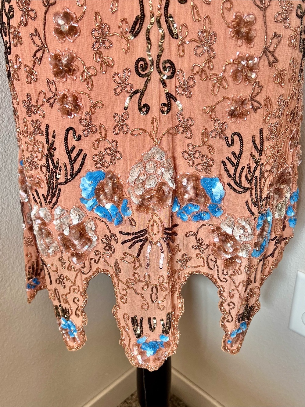 RARE EXC • Free People Magic Garden Dress in Peach • - Picture 7 of 15